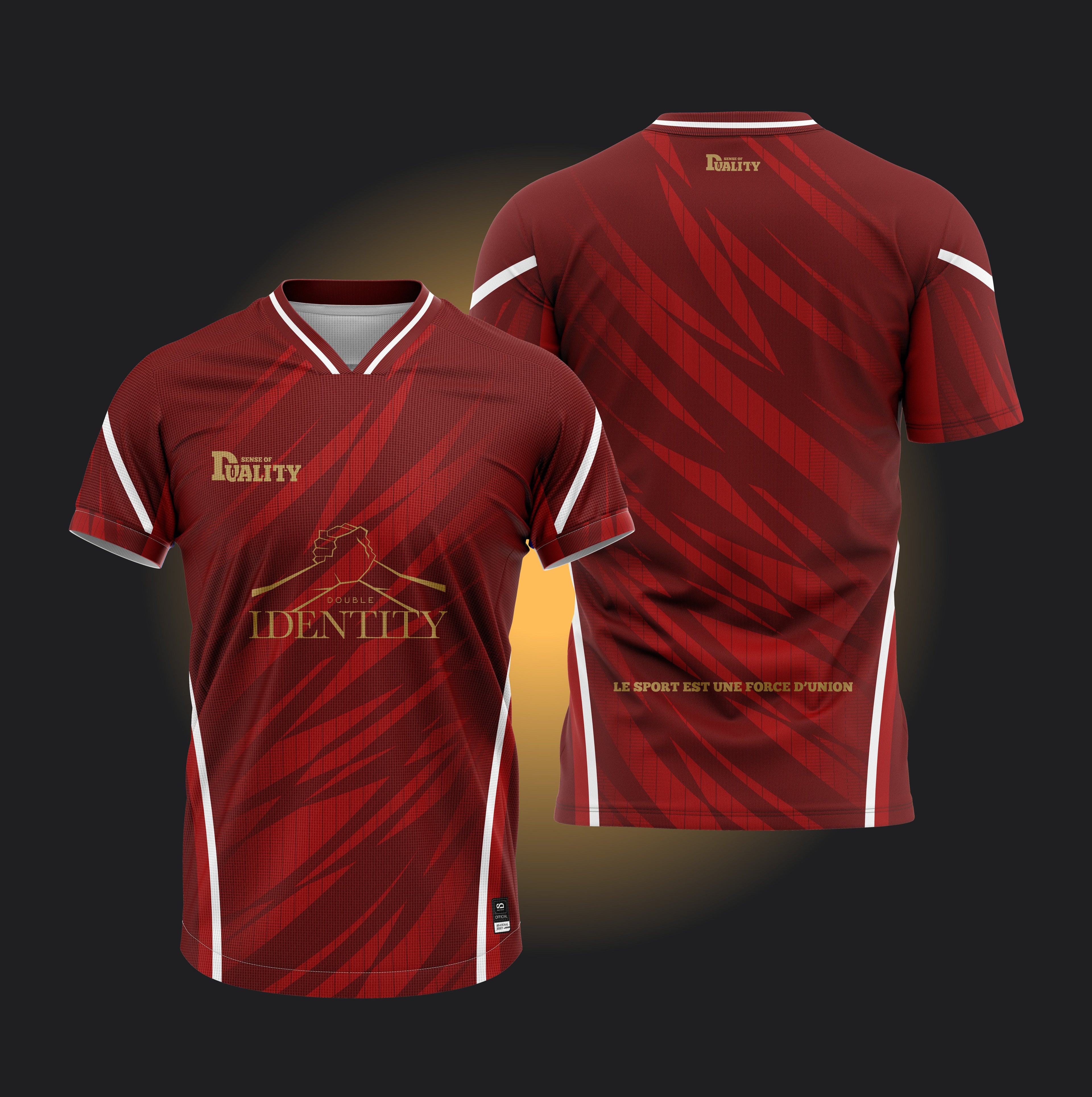 Maillot Binational Personnalisable - Duality Creator SENSE OF DUALITY