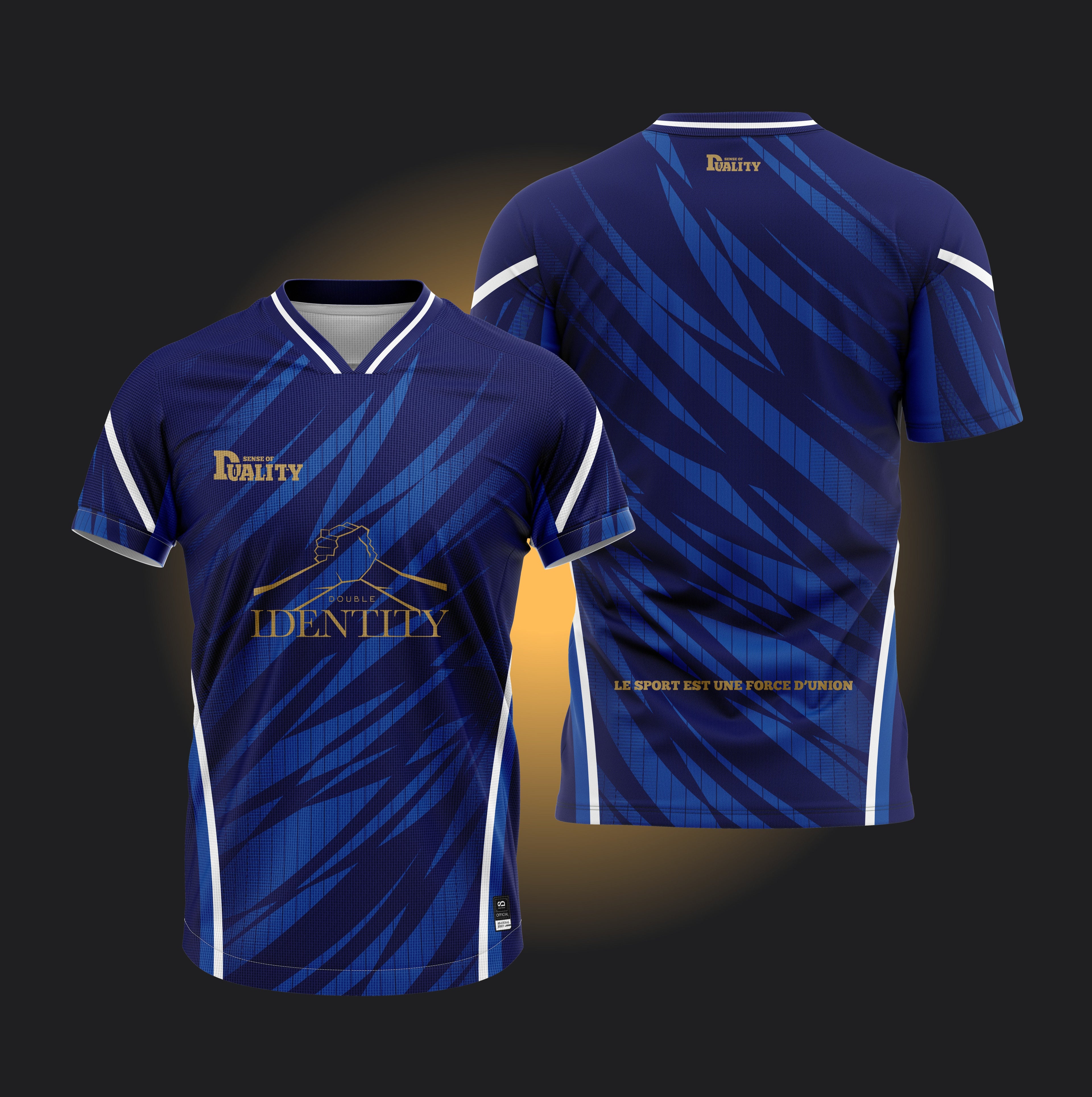 Maillot Binational Personnalisable - Duality Creator SENSE OF DUALITY