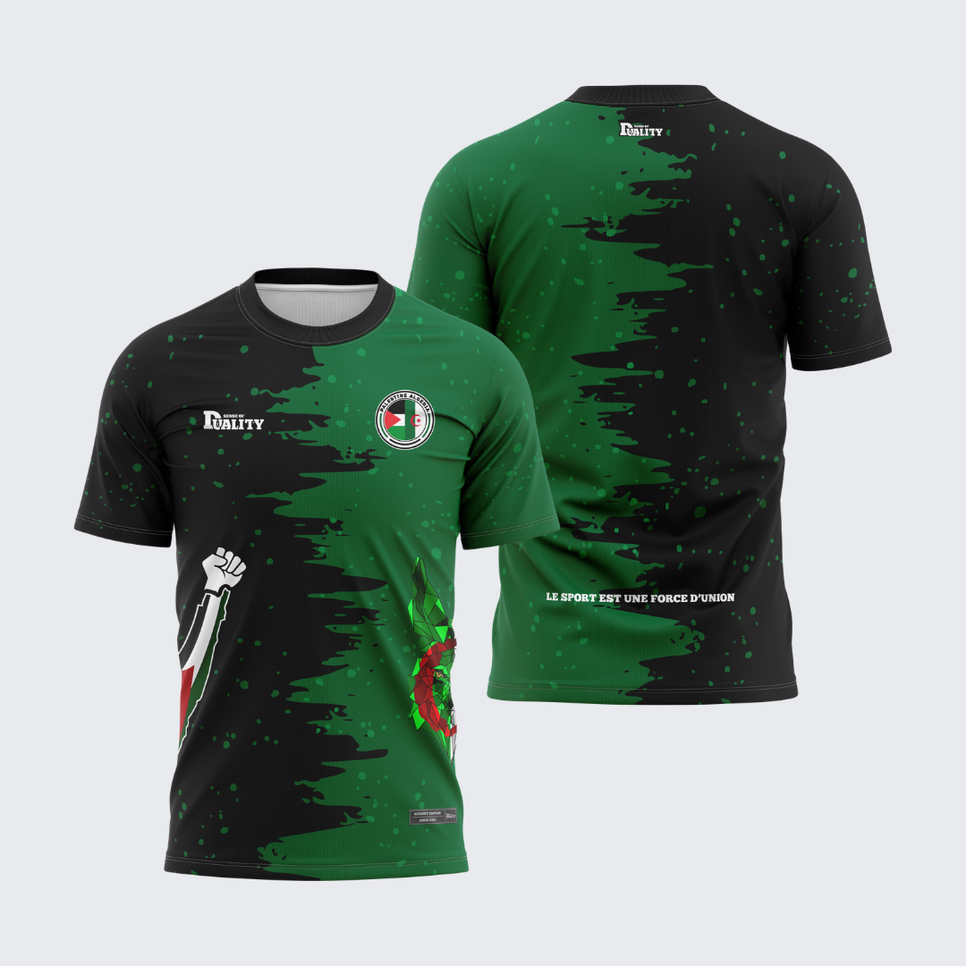 Maillot Binational - Palestine Algérie SENSE OF DUALITY