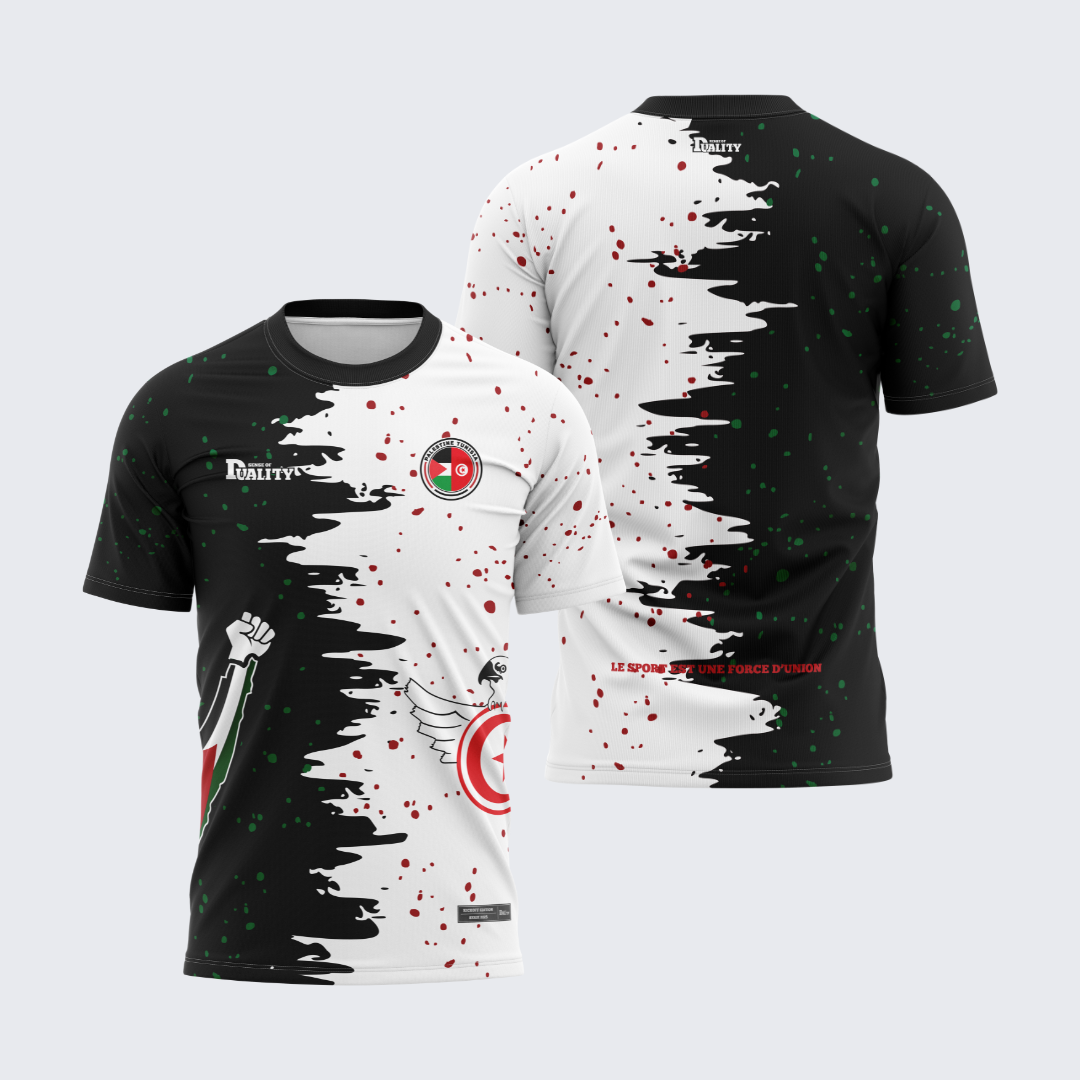 Maillot Binational - Tunisie Palestine SENSE OF DUALITY