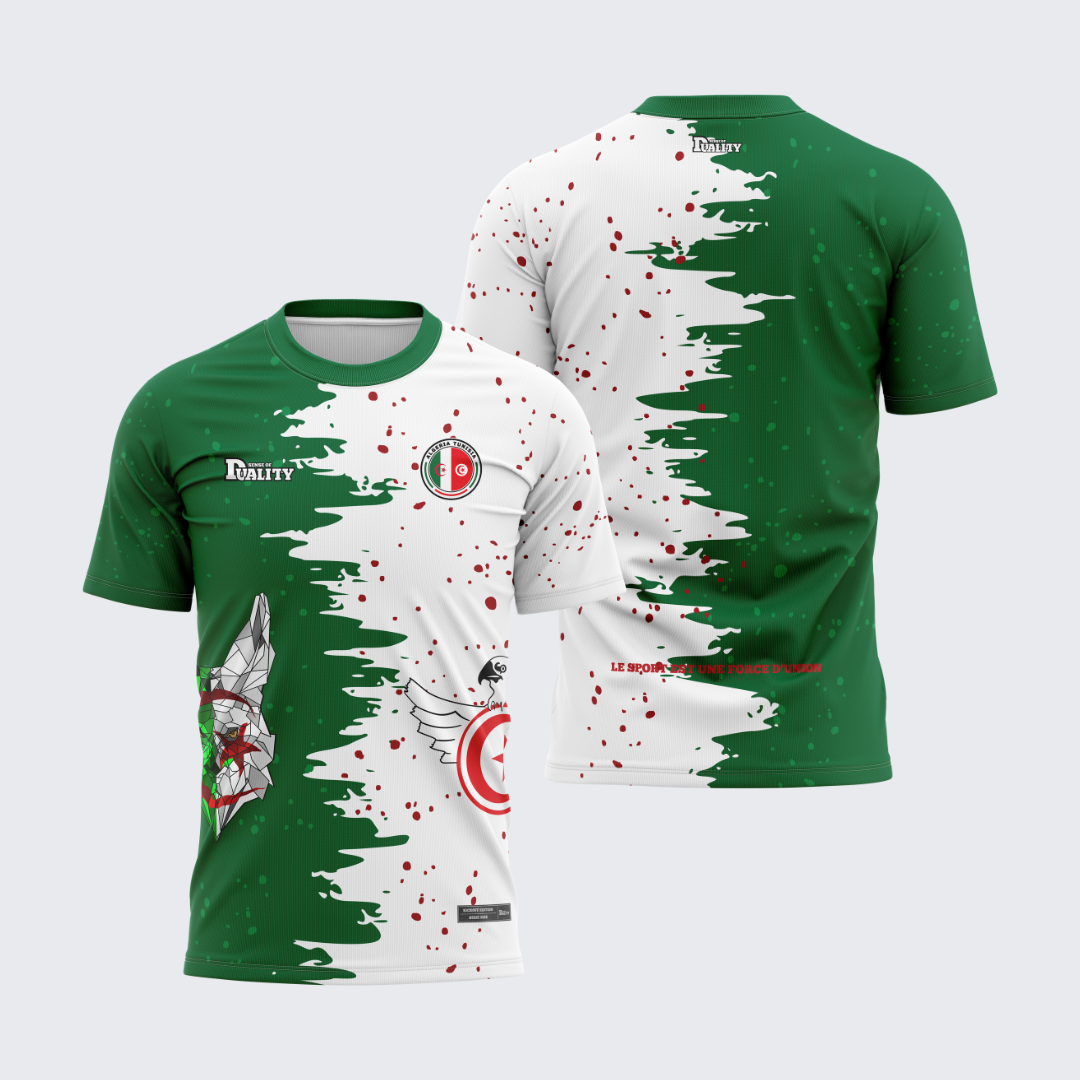 Maillot Binational - Algérie Tunisie SENSE OF DUALITY