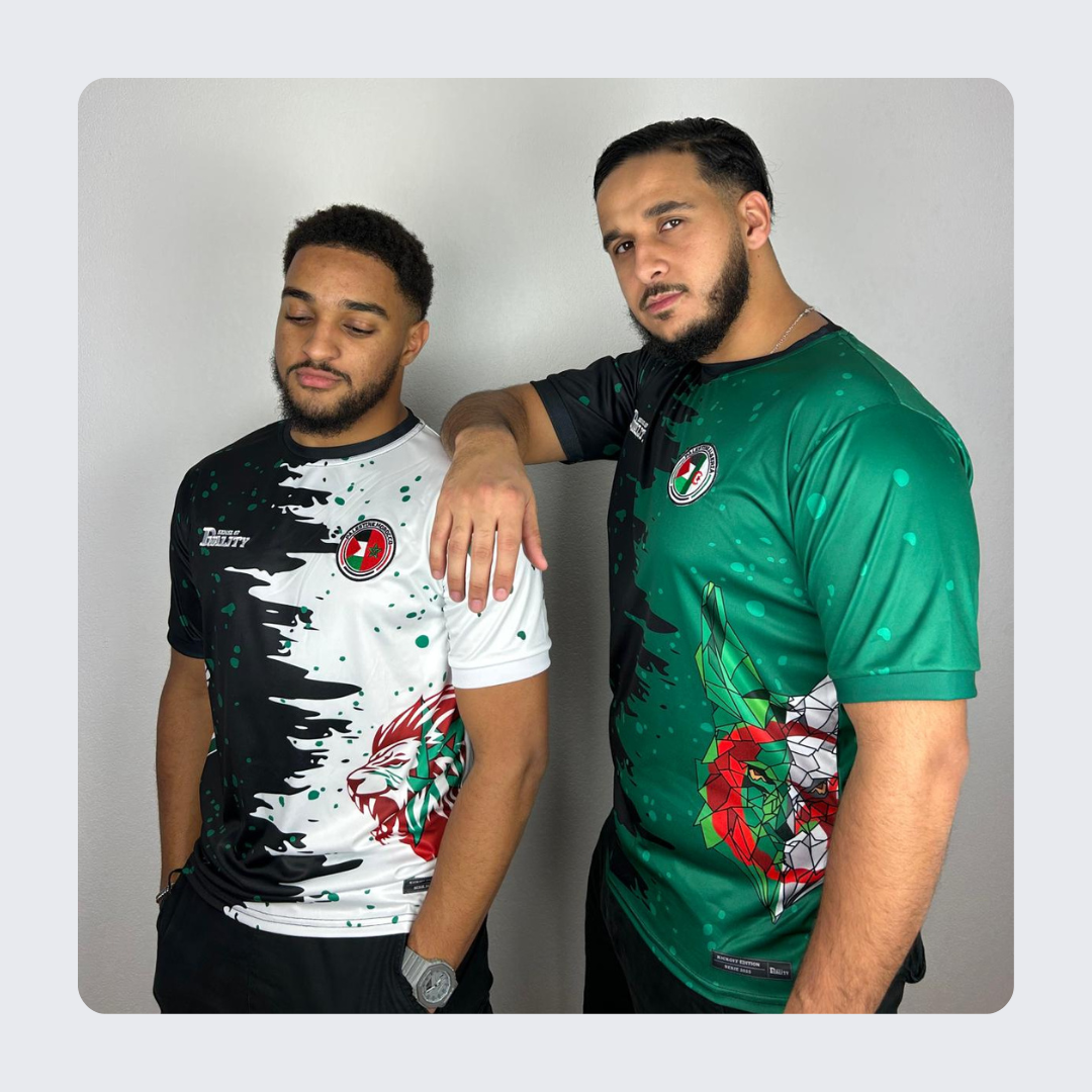 Maillot Binational - Palestine Maroc SENSE OF DUALITY