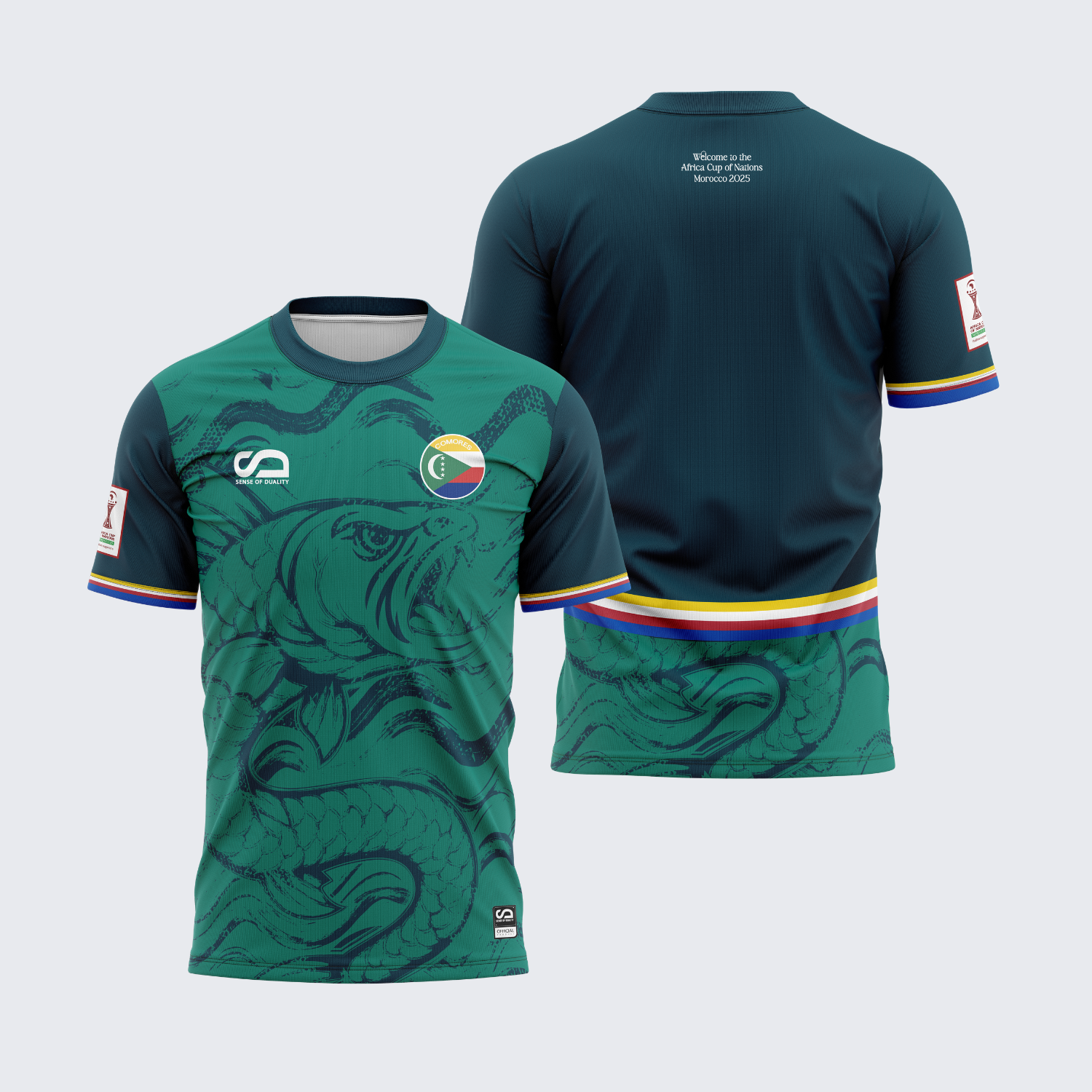 Maillot Supporter Comores - CAN 2025 SENSE OF DUALITY