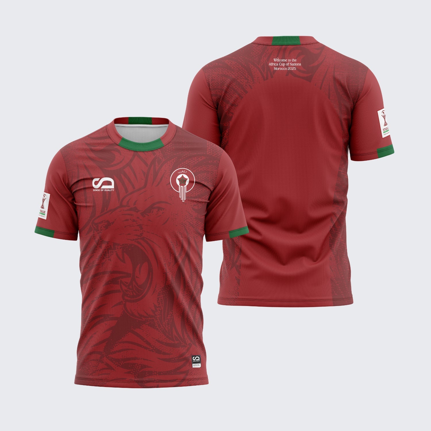 Maillot Supporter Maroc - CAN 2025 SENSE OF DUALITY