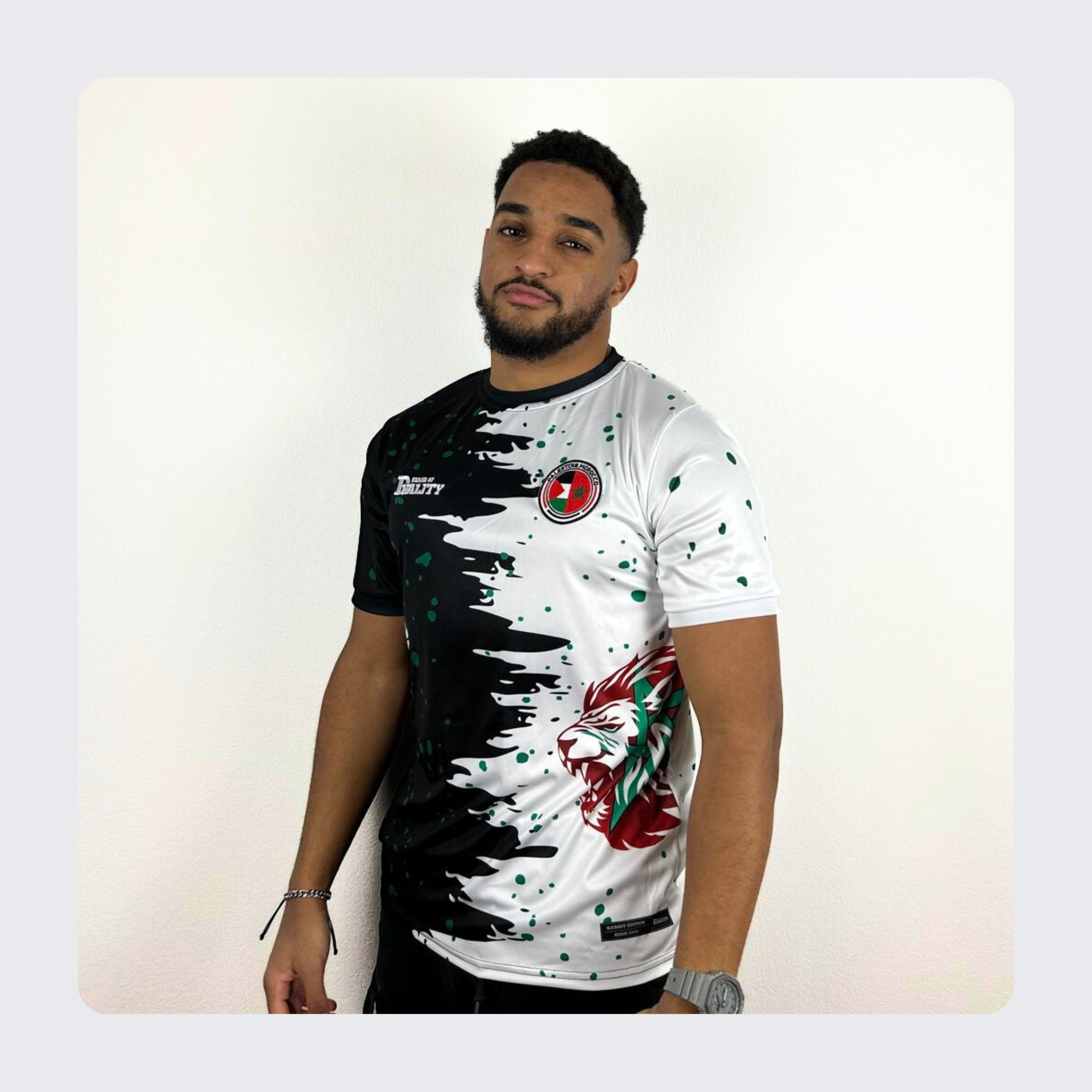 Maillot Binational - Palestine Maroc SENSE OF DUALITY