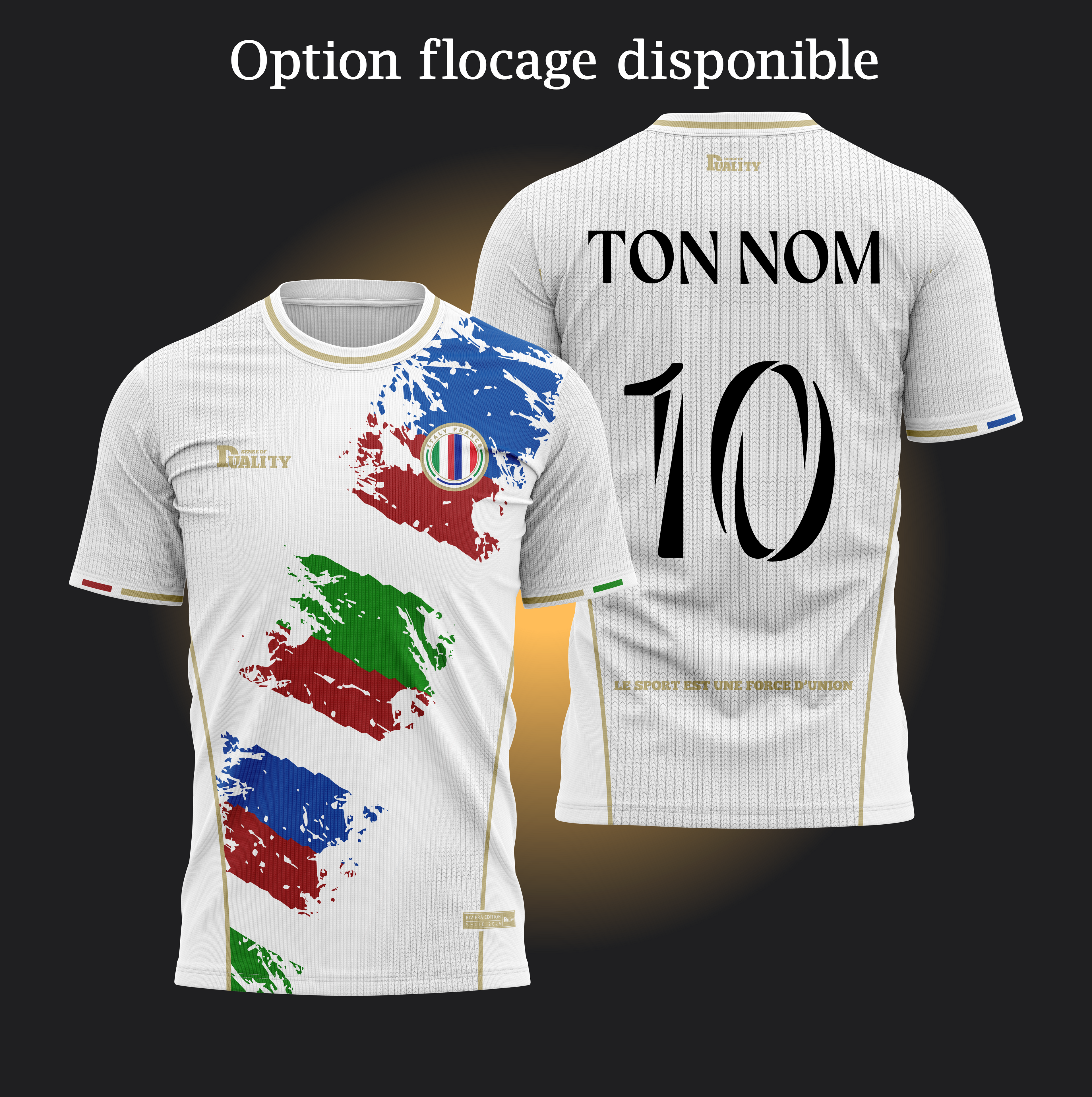Maillot Binational - France Italie SENSE OF DUALITY