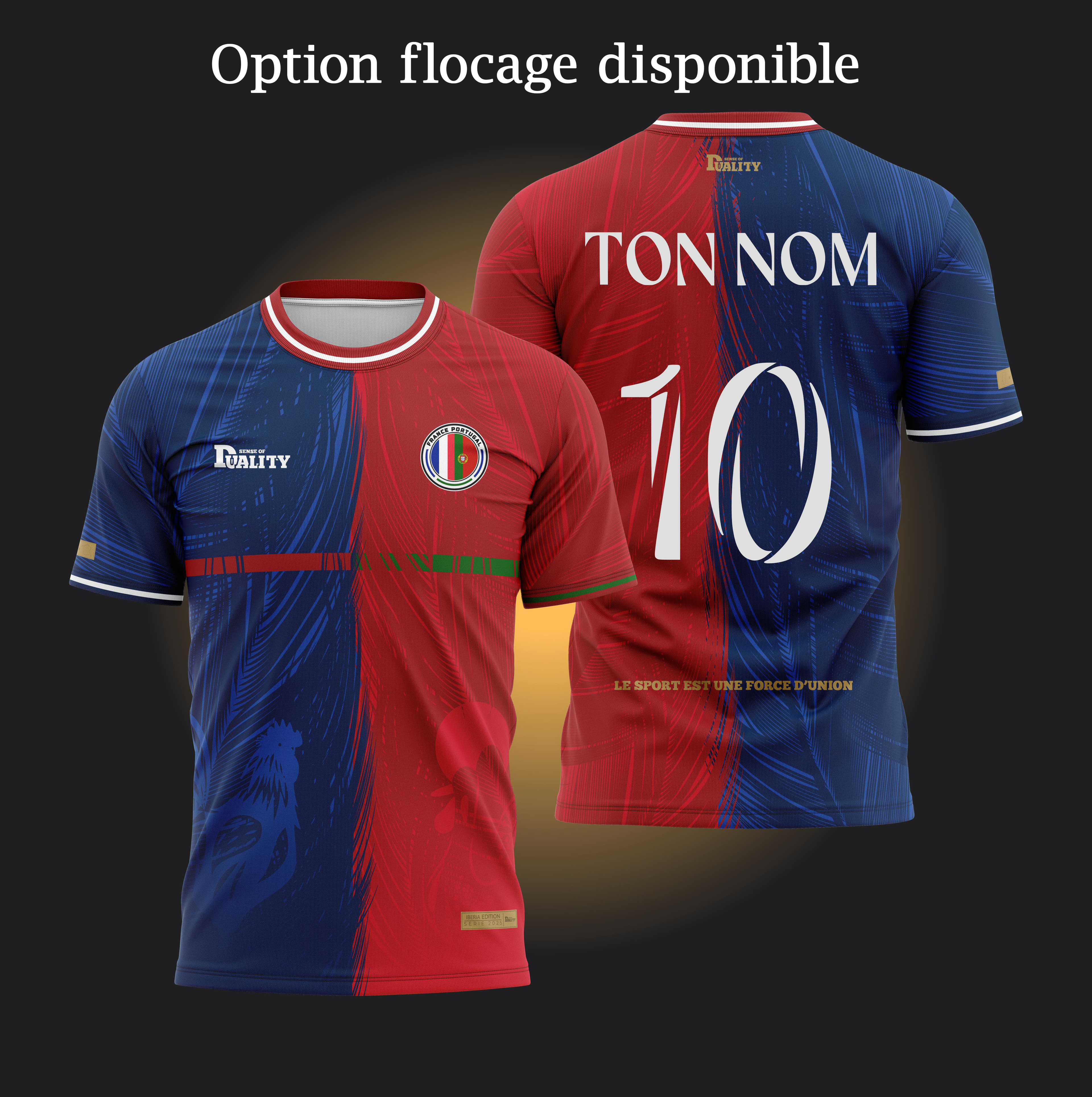 Maillot Binational - France Portugal SENSE OF DUALITY