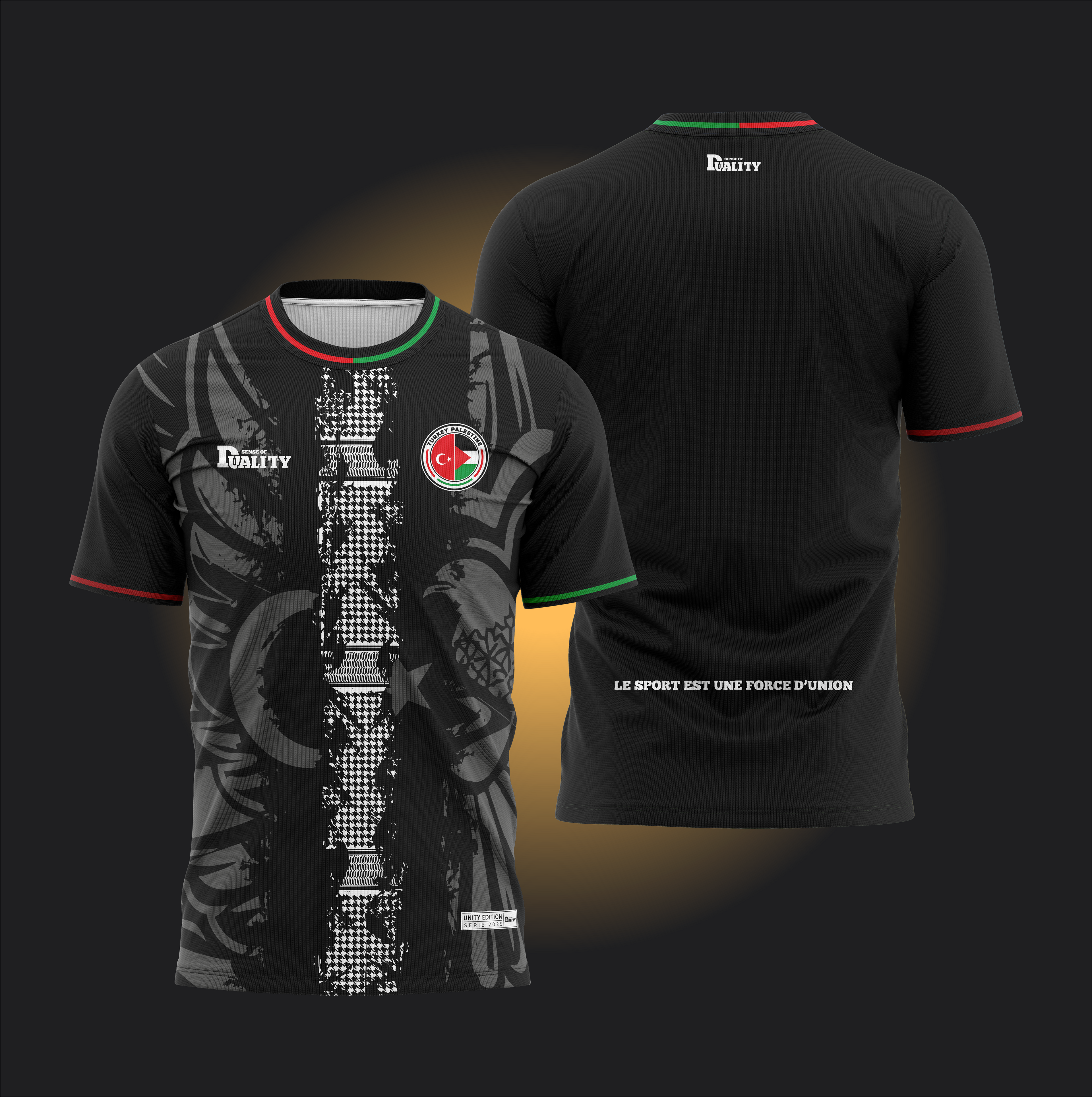 Maillot Binational - Turquie Palestine SENSE OF DUALITY